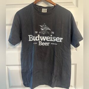 Budweiser Charcoal Short Sleeve Tee